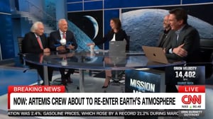 CNN Erin Burnett Outfront - Artemis II Crew Landing