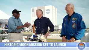 Today Show - Mike Live from the Artemis II Launch