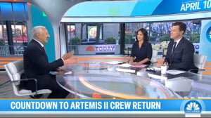 Today Show - Mike Describes Splashdown Ahead of Artemis' Re-Entry